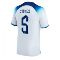 Fotballdrakt Herre England John Stones #5 Hjemmedrakt VM 2022 Kortermet